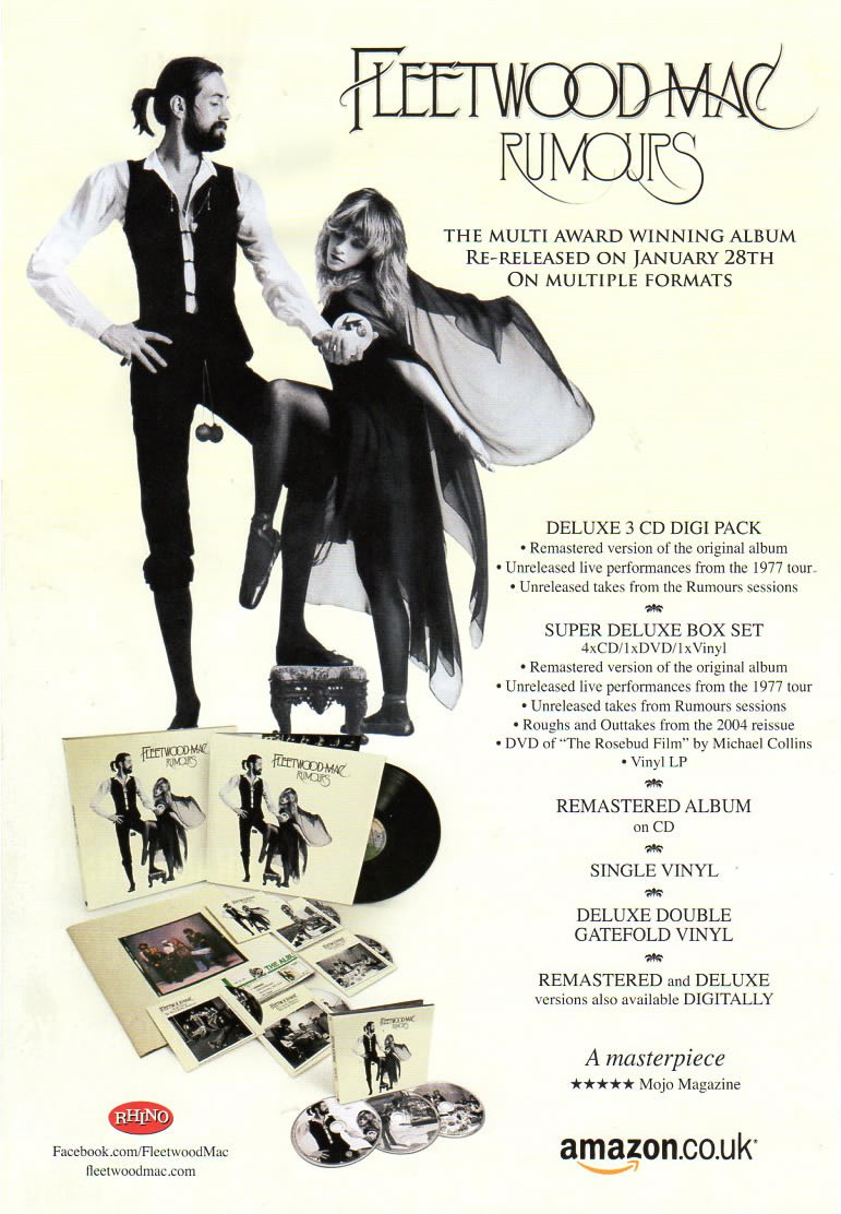 Fleetwood Mac Rumours Full Album 1977 Holdensx