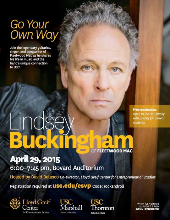 Lindsey Buckingham at USC