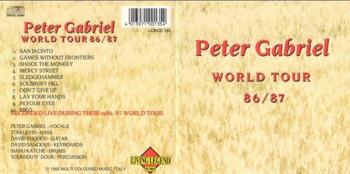 1. WORLD TOUR 86-87 Front