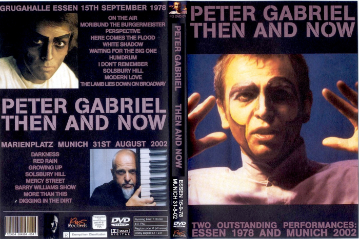 gabriel Then and Now dvd (cover)