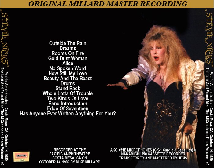 Stevie Nicks 1989-10-14 Costa Mesa REAR