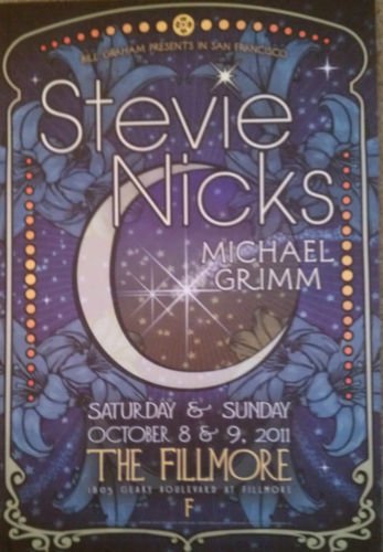 StevieNicksPosterFillmore2011Oct