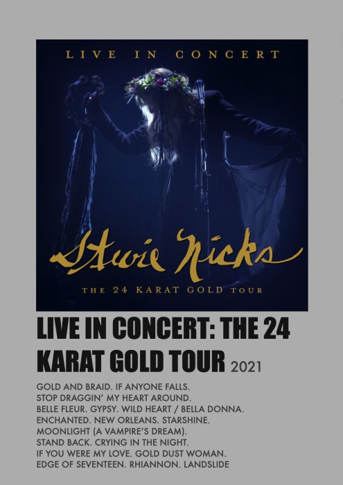 Live in Concert The 24 Karat Goild Tour